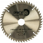 Диск пильный по дереву 190мм х48 зуб х 30/20, 30/16мм Pilorama