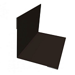 Угол внутренний 50х50х2000 шоколад RAL8017