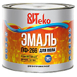 Эмаль д/пола золотистая ПФ 266 ВИТЕКО  1,8 кг.