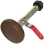 Кран для душа 9см металл с лейкой 9см