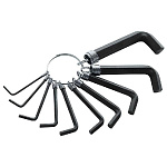 Набор ключ. L-образных HEN (Н2, Н2.5, Н3, Н4, Н5, Н6, Н8, Н10) 8шт