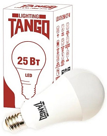 Лампа светодиод. 25W Е27 A70 6500К 220V Tango