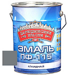 Эмаль серая ПФ 115  5 кг.