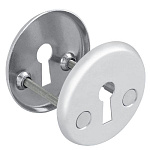 Накладка под сувальдный ключ хром (д/дверей ОСД)