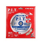 Диск пильный по алюминию P.I.T. 180x20/16x1,6 мм 56T, тип зуба TCG (ACTW05-180T56)