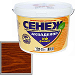 Средство защитное д/древесины "Сенеж Аквадекор", Х2 венге 2,5 кг.