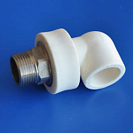 Угольник PPR комб. нар. р. 32х1"