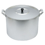 Кастрюля алюм. 10л., арт. МТ-085 (цилиндр. с крышкой)
