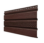 Планка софит Орех частично перфорированная ТН Фактур, 3м