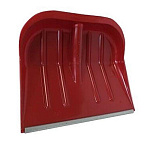 Лопата снеговая морозостойкая ЦВЕТНАЯ №2 с алюминиевой планкой 460*400 D-32