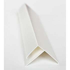 Профиль ПВХ F-образный угловой 30х10х3м белый