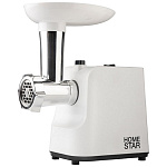 Мясорубка HOMESTAR STM-2039 2000Вт, 2 диска, реверс., белая 