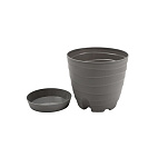 Горшок для цветов 3,7л  Бриз (серый)