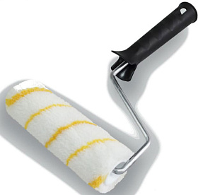 Валик полиамид с желтой полосой PROFI 240мм,  бюгель 8мм, ворс 12мм