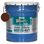 Грунт-эмаль  по ржавчине красно-кор. быстросохнущая  ВИТ color/ВИТ колор 18 кг.