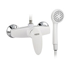 Смеситель в душ BRIMIX шаровый, из высокопрочного пластика АБС, белый