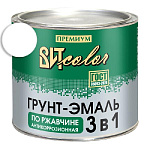 Грунт-эмаль по ржавчине 3 в 1 белая ВИТ color/ВИТ колор  1,8 кг.