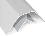 Угол ПВХ внутренний 3м белый
