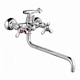 Смеситель д/ванны с длинным изливом L2612, хром