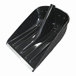 Лопата снеговая 440х360х170мм Снегирь, алюм. планка, D32