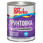 Грунтовка ГФ-021, серая ВИТЕКО  0,8 кг.