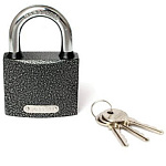 замок Навесной МВС -122 (01-25) APECS, английский, 3 ключа, автомат