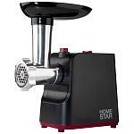 Мясорубка HOMESTAR STM-2039 2000Вт, 2 диска, реверс., черная