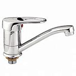 Смеситель д/кухни (средний нос) L4528-2В, хром