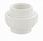 Муфта американка 1/2" полипропиленовая, из АБС пластика