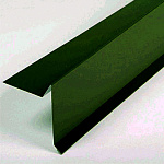 Планка фасонная для гибкой черепицы зеленый мох RAL6005 2м