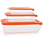 Набор контейнеров д/СВЧ и заморозки Лайт 4 пр. (0,45л+0,9л+1,9л+3,0л) С556
