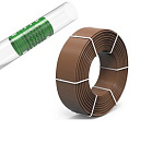 Капельная трубка коричневая стенка 1,2мм, труба-@16 капельница 2л/ч через 20см-50м/бух