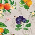 Клеенка столовая 1,3х20м. ПВХ Мажор 638/10 на неткан. основе