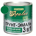 Грунт-эмаль по ржавчине 3 в 1 зеленая ВИТ color/ВИТ колор  2,6 кг.