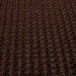 Щетинистое покрытие 0,9х15м (корич.) ромб