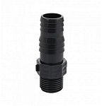 Штуцер 3/4 п/п, полипропиленовый, из АБС пластика