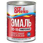 Эмаль черная ПФ 115 ВИТЕКО  0,8 кг. 
