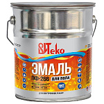 Эмаль д/пола красно-кор. ПФ 266 ВИТЕКО   5 кг.