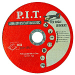 Диск отрезной по металлу P.I.T. 125x22,2x2,0 мм, 10 шт. в уп. (ACTW01-1253)