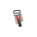 Набор торцевых головок с трещоткой MAXPILER MXT-22-SET (21 предмет, 1/4")