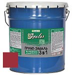 Грунт-эмаль по ржавчине 3 в 1 вишня ВИТ color 20 кг.