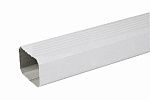 Труба водосточная 76х102х2000 белая RAL9003