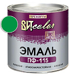 Эмаль зеленая ПФ 115 ГОСТ ВИТ color/ВИТ колор  2.6 кг.
