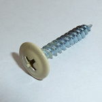 Саморез 4,2х25мм с пресс-шайбой, наконечник острый (70 шт) слонова кость RAL1014