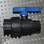 Кран шаровый 3/4" г/г ПЭ