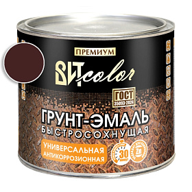 Грунт-эмаль быстросохнущая универсальная шоколад RAL 8017 ВИТ color/ВИТ колор  1,8 кг.