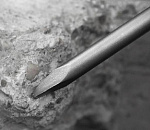 Зубило по бетону плоское 40х250мм SDS+ Hardcore