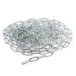 Цепь сварная длиннозвенная, оцинк. 6мм 20м 