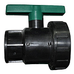 Кран шаровый 1 1/4"-1 1/2" г/г ПЭ
