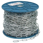 Цепь сварная длиннозвенная, оцинк. 3мм 60м